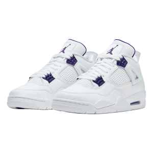 Nike Air Jordan 4 Retro Metallic Purple (GS) Side