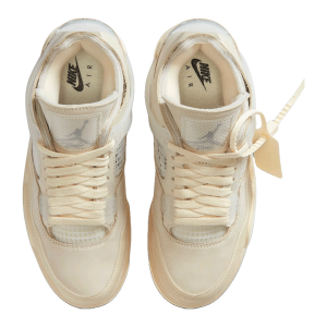 Nike Air Jordan 4 Retro Off-White Sail (W) Oben