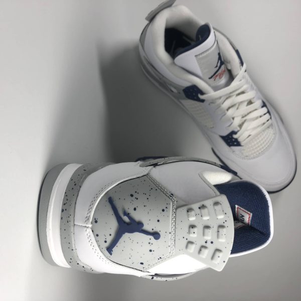 Nike Air Jordan 4 Retro White Midnight Navy