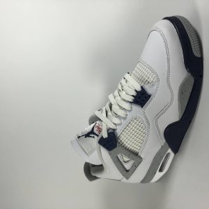 Nike Air Jordan 4 Retro White Midnight Navy Rechts